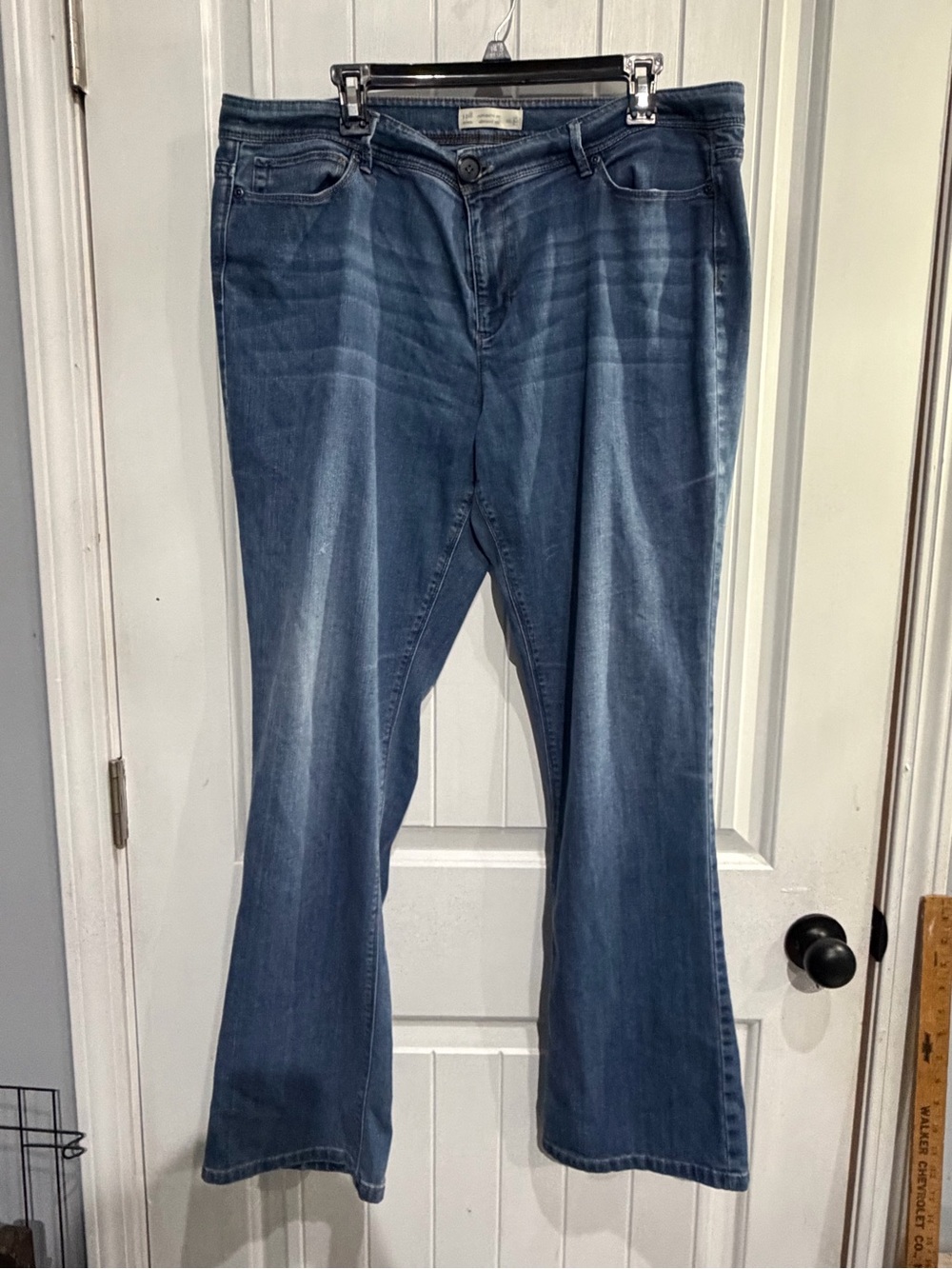 J. Jill Women's Blue Flare Jeans